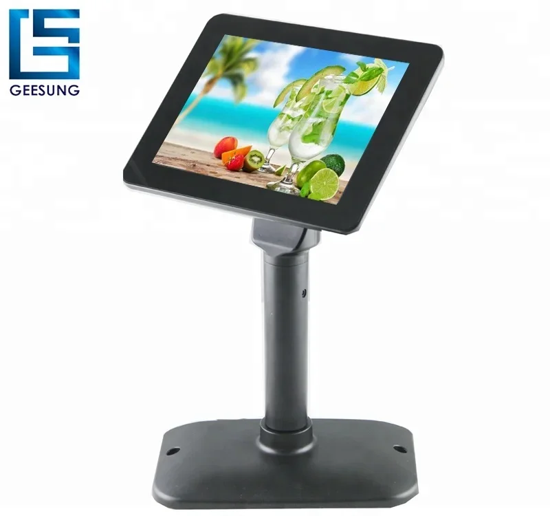 Pole Display Customer - หน้าจอแสดงผลลูกค้าแบบ LCD ขนาด 9.7 นิ้ว พร้อมพอร์ต