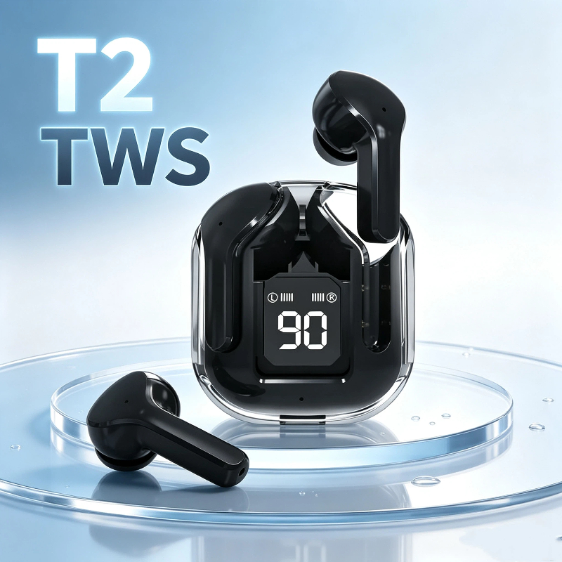 หูฟังบลูทูธไร้สายรุ่นใหม่ T2 ค - Office Tech Finds บทวิจารณ์และราคา